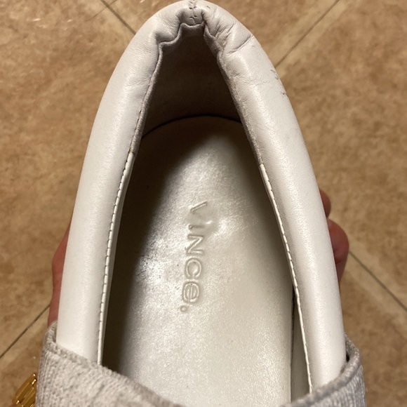 Vince white leather slip on - Picture 6 of 7